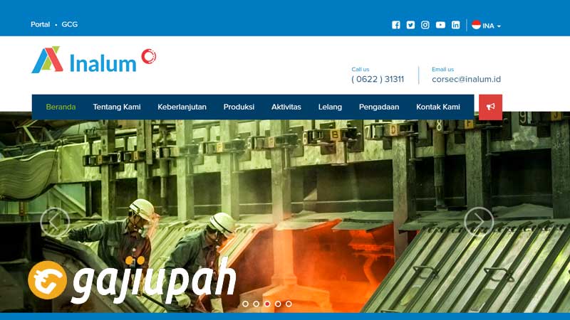 Gaji Karyawan PT Indonesia Asahan Aluminium (Persero) Semua Jabatan Terbaru