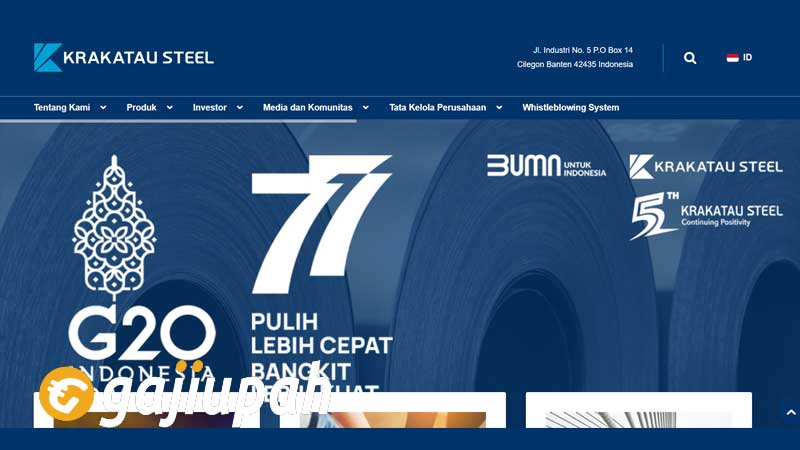 Gaji Karyawan PT Krakatau Steel (Persero) Tbk Semua Jabatan Terbaru