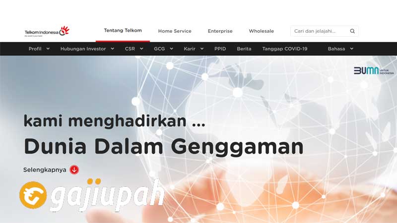 Gaji Karyawan PT Telekomunikasi Indonesia (Persero) Tbk Semua Jabatan Terbaru