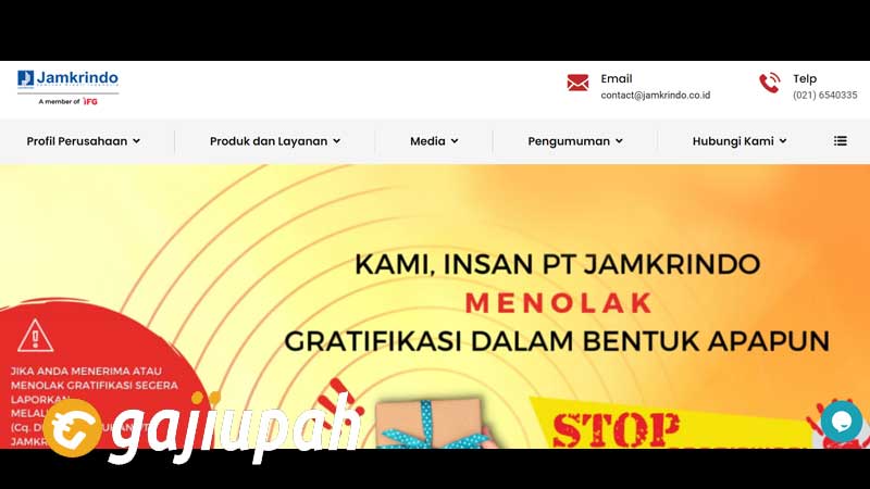 Gaji Karyawan Perum Jaminan Kredit Indonesia Semua Jabatan Terbaru