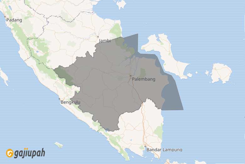 Gaji Upah Minimum Provinsi Sumatra Selatan