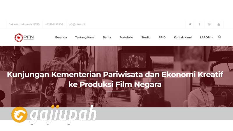 Gaji Karyawan Perum Produksi Film Negara Semua Jabatan Terbaru