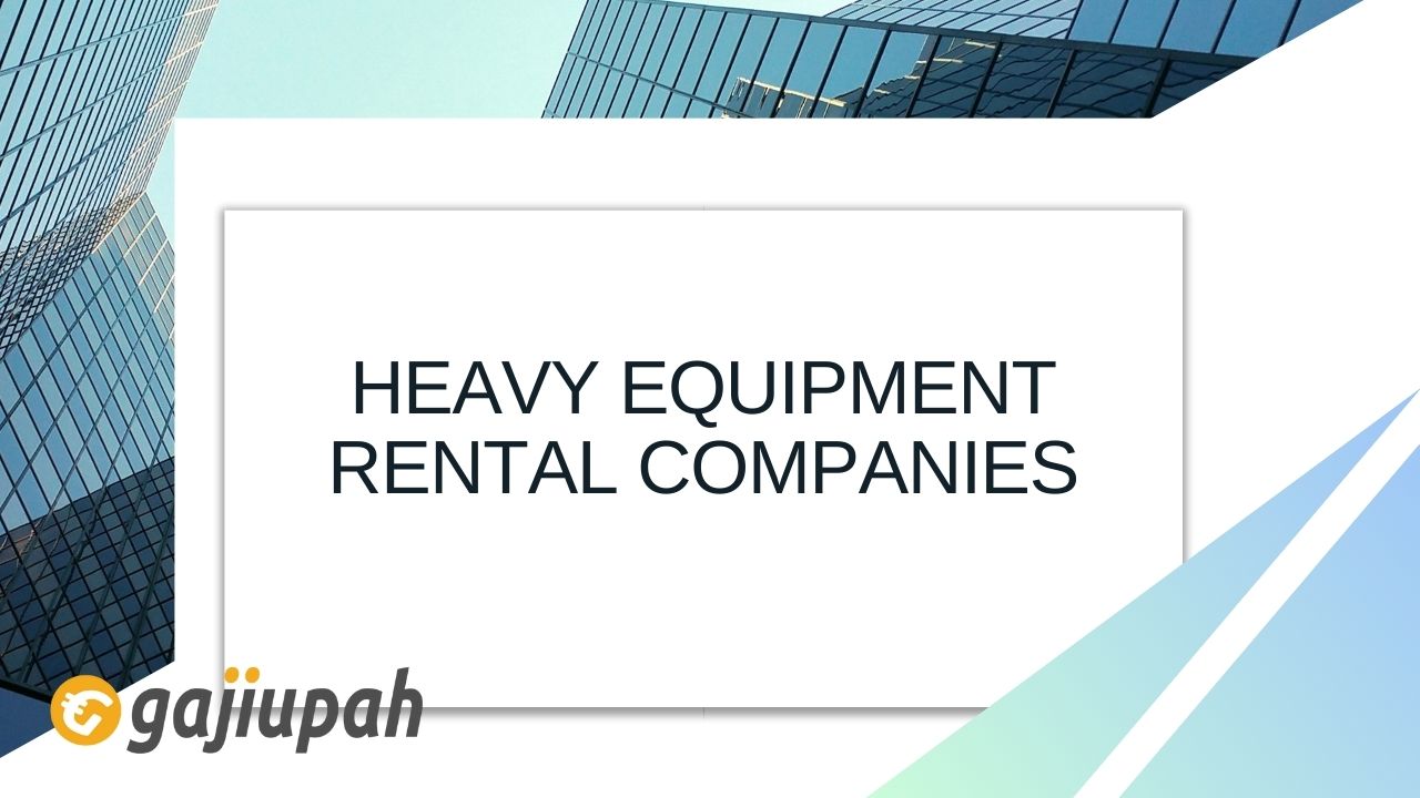 Heavy Equipment Rental Companies